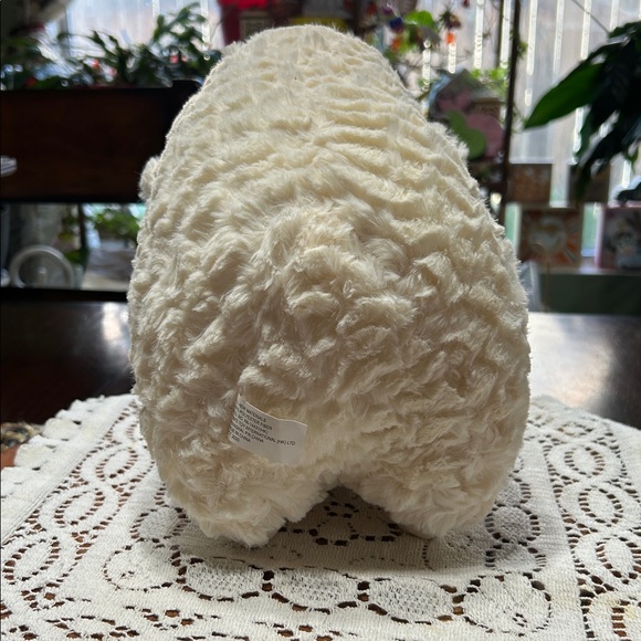 Easter Plush Round Stuffed Sheep NWT In Plastic Bag Extremely Soft & Squishy NEW - Picture 4 of 8
